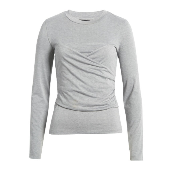 New VERO MODA ~ Nelly Ruched Knit Top Size S ~ FALL Viscose blend - Picture 9 of 9